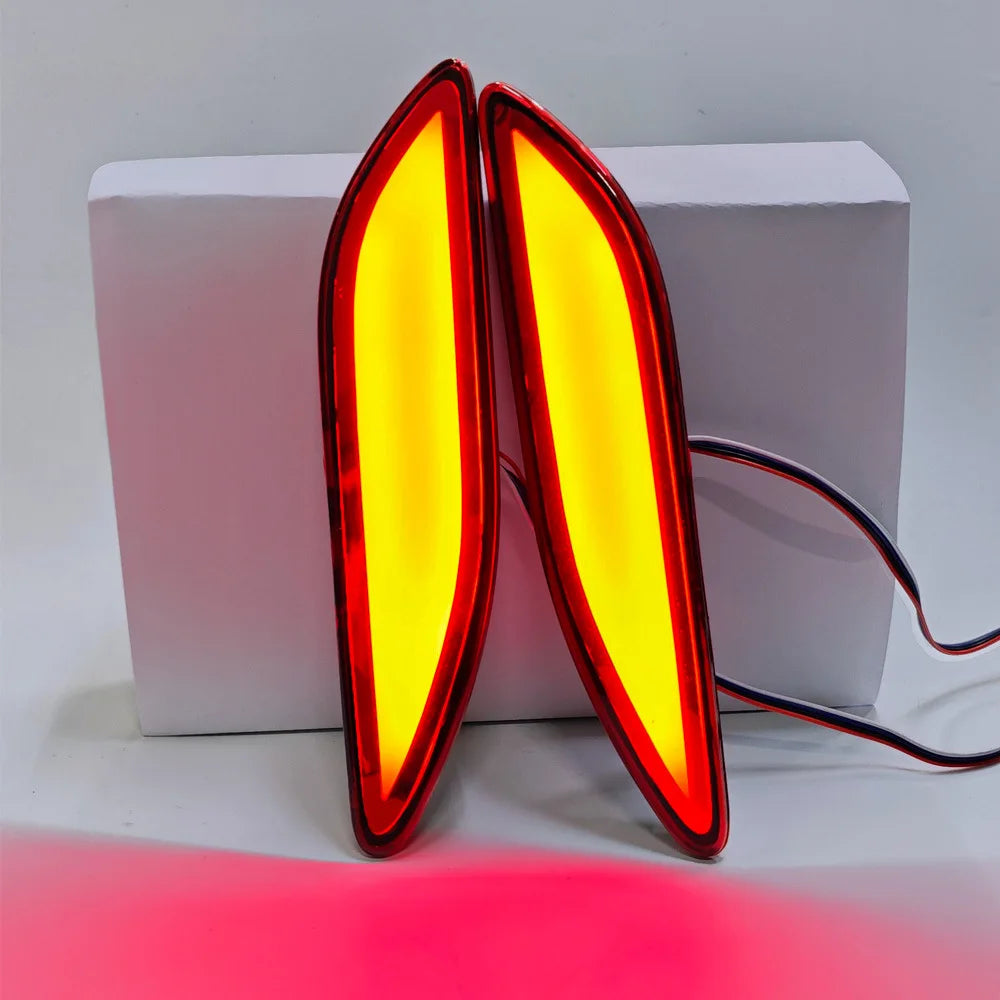 For Toyota NEW Alphard 40 Series 2Pcs Car Led Rear Bumper Light Reflector Start Scan Driving Braking Lights Dynamic Turn Signal — view 4