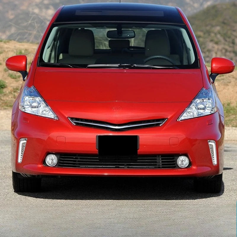 For Toyota Prius 2011-2013 Car LED Daytime Running Light Yellow Dynamic Turn Signal White Fog Lamp Model DRL Daylights Accessory — view 3