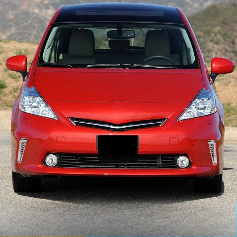 For Toyota Prius 2011-2013 Car LED Daytime Running Light Yellow Dynamic Turn Signal White Fog Lamp Model DRL Daylights Accessory — view 5