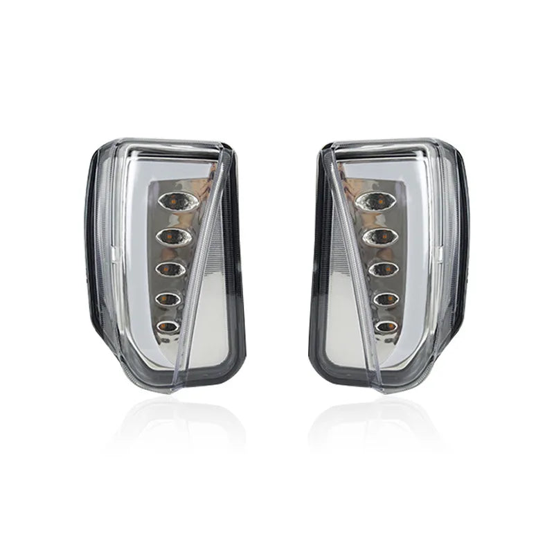 For Toyota Prius 2012 2013 2014 2015 LED Daytime Running Light Front Fog Light Driving Yellow Dynamic Turn Signal 12V Daylights — view 5