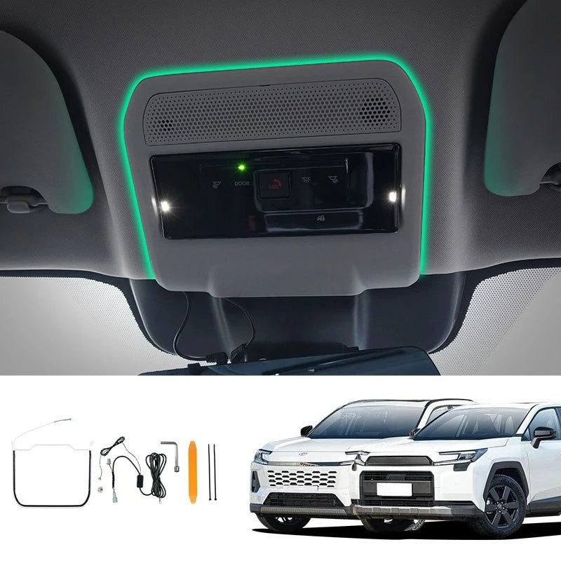 For Toyota RAV4 2026 Car Ceiling Reading Atmosphere Light Led Colorful Car Roof Surround Ambient Lighting Interior Modification — view 5