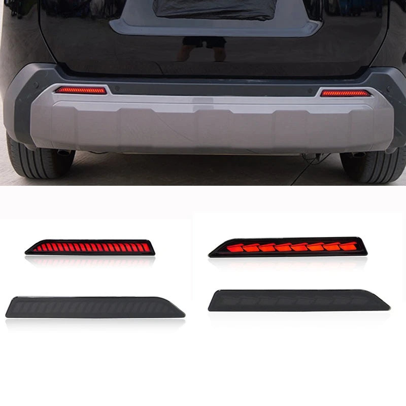 For Toyota RAV4 2026 Car Led Rear Bumper Light Reflector DRL Dynamic Turn Signal Driving Brake Light Rear Fog Lamp Modification — view 5