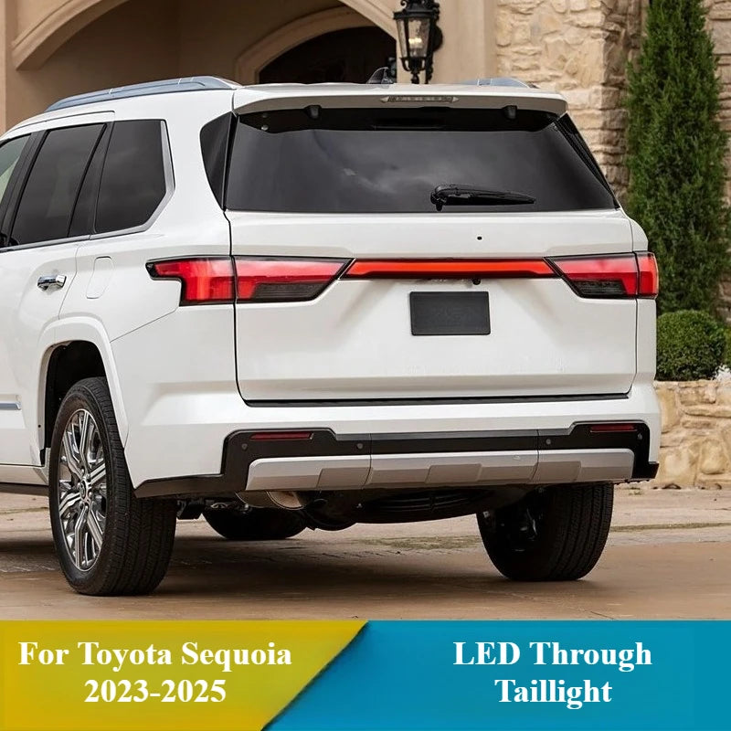 For Toyota Sequoia 2023 2024 2025 LED Through Taillight Modification Light Daytime Running Light 12V DRL Driving Brake Lights — view 2