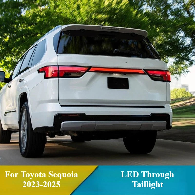 For Toyota Sequoia 2023 2024 2025 LED Through Taillight Modification Light Daytime Running Light 12V DRL Driving Brake Lights — view 3