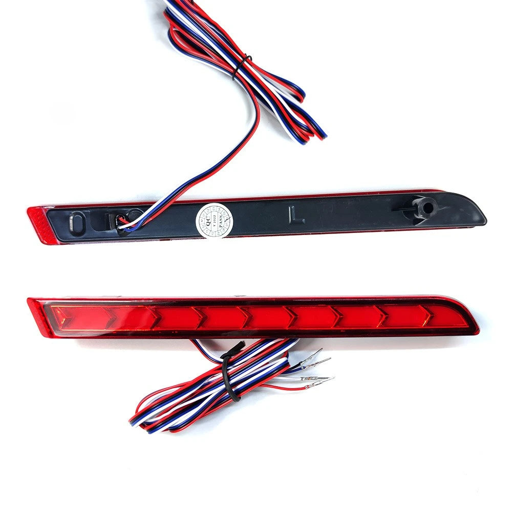 For Toyota Sienna 2021 2Pcs Car Led Rear Bumper Light Driving Brake Light DRL Streamer Turn Signal Rear Fog Lamp 12V Daylights — view 5