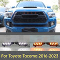 For Toyota Tacoma 2016-2023 Car LED Daytime Running Light Dynamic Yellow Turn Signal Lamp 12V Headlight Decoration Lamp — view 1