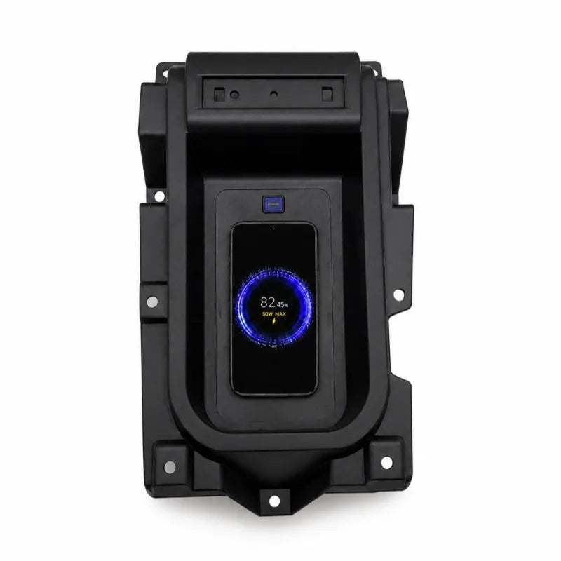For Toyota Tundra 2014-2021 2nd Generation Car Center Console Fast Charger Modified Wireless Onboard Car Charging Pad Accessory — view 4