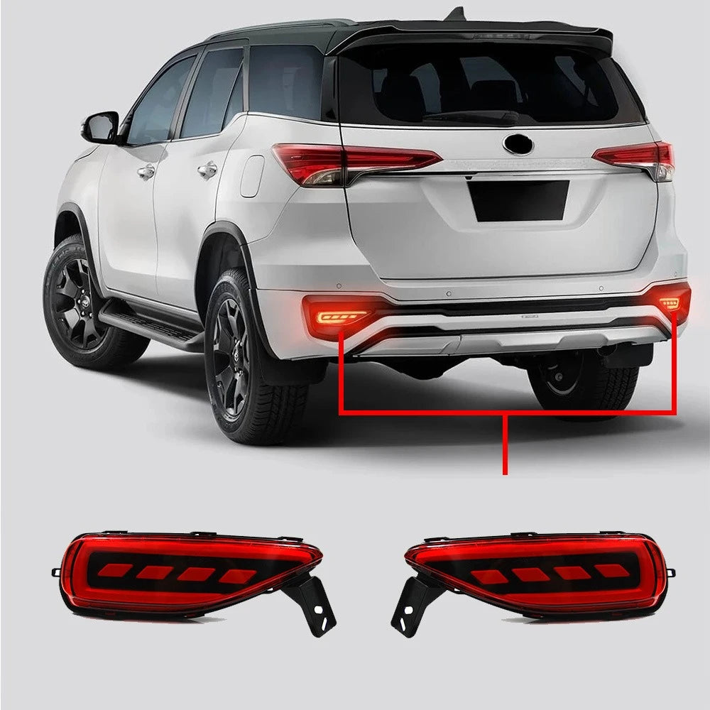 Toyota Fortuner LED rear bumper light 2016-2025 view 1