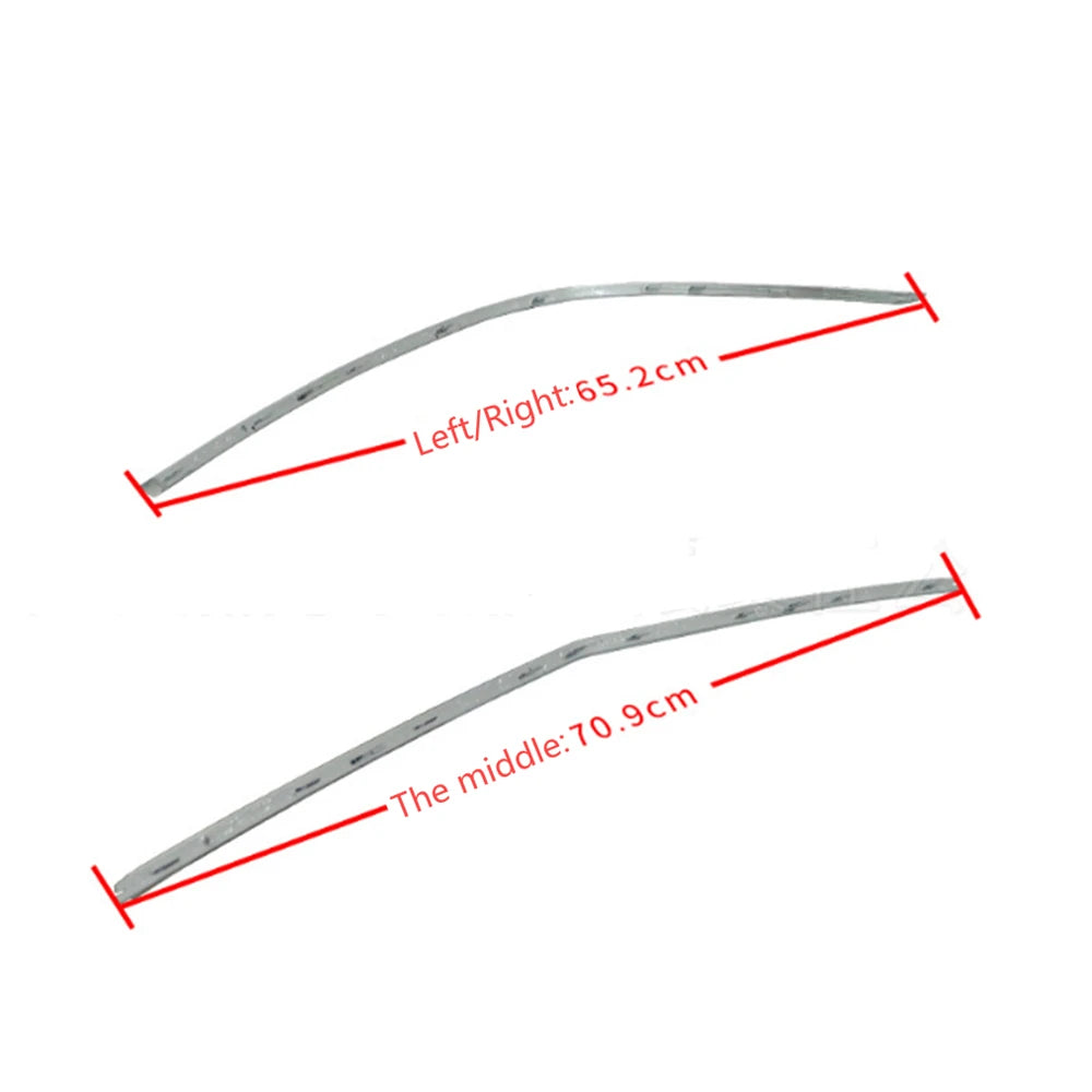 Front Bumper Lower Chrome Molding Trim 2218850021 2218850121 2218850221 For Mercedes S Class W221 S300 S350 S400 S500 S600 — view 4