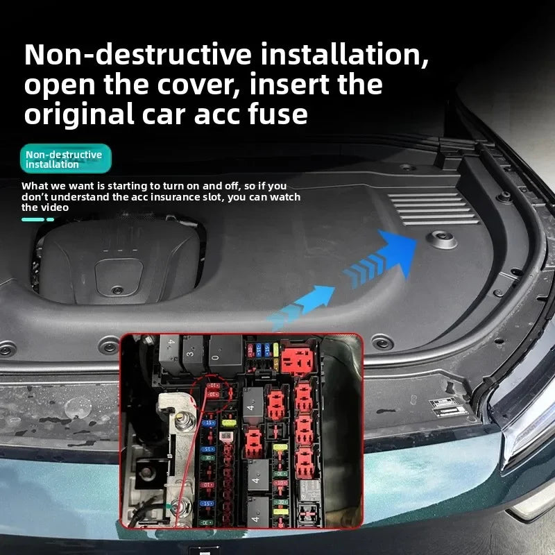 Front Bumper Middle Grille Through Light Modified Day Running Light Decorative Light for GWM Wey 07 Intelligent Driving 2025 — view 4