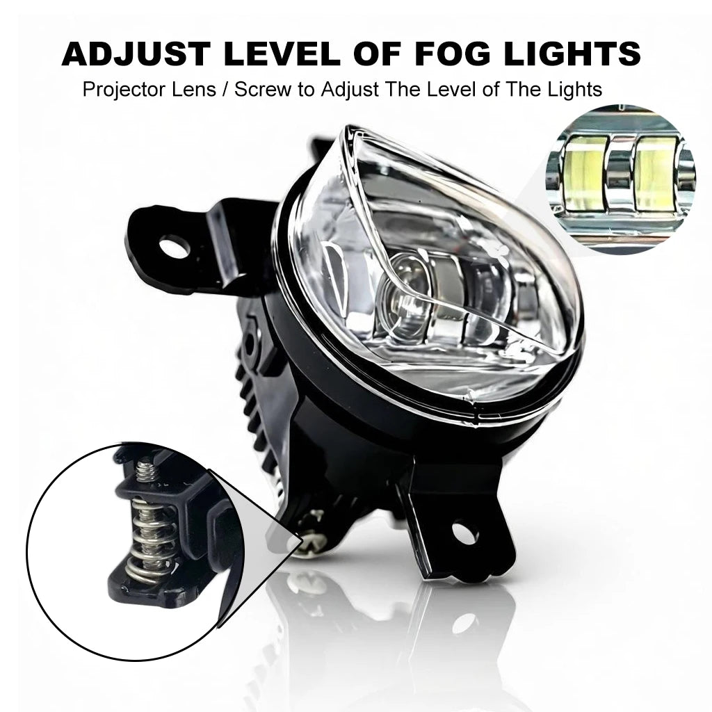 Front ‌LED Fog Lights For GWM Haval H5 MK2 2024 2025 2026 White / or Yellow 50W & 30W Dual Power Factory Replace LED DRL Bumper — view 3