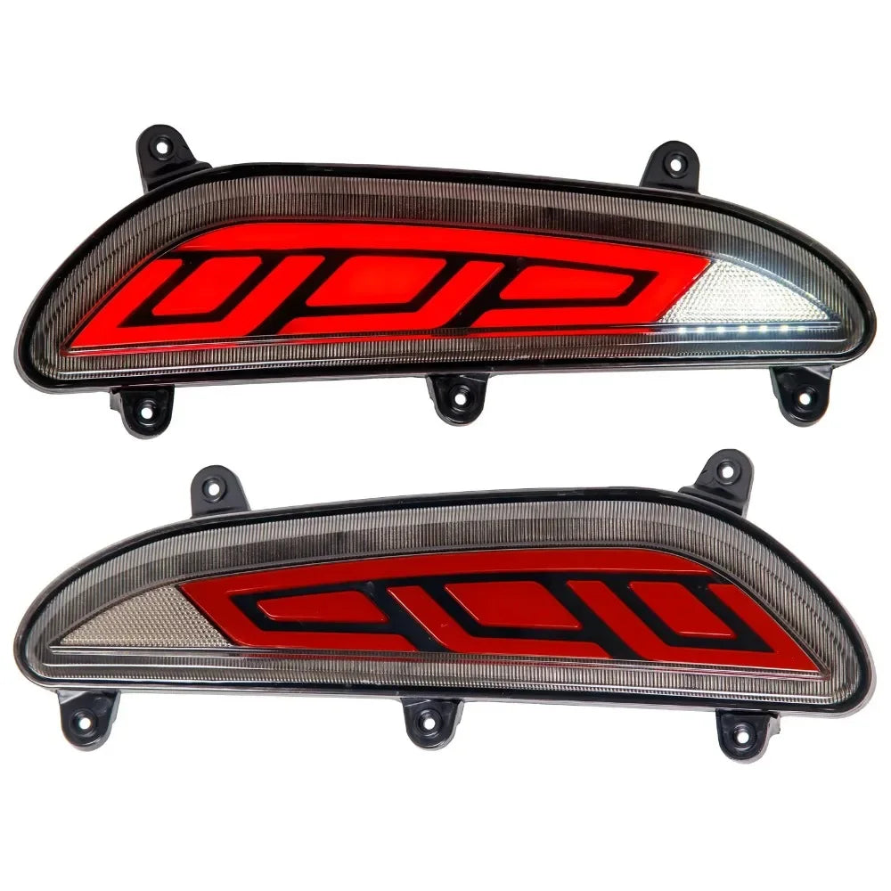 High Brightness LED Rear Bumper Light Dual Function Brake Reverse Lamp Waterproof Car Decor Lamp For Hyundai Elite i20 2015-2018 — view 3