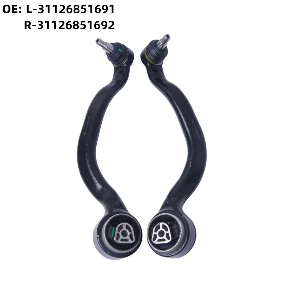 High Quality Front Lower Suspension Curved Control Arm OE# 31126851691 31126851692 For BMW X5 F15 F85 X6 F16 F86 13-19 xDrive — view 1