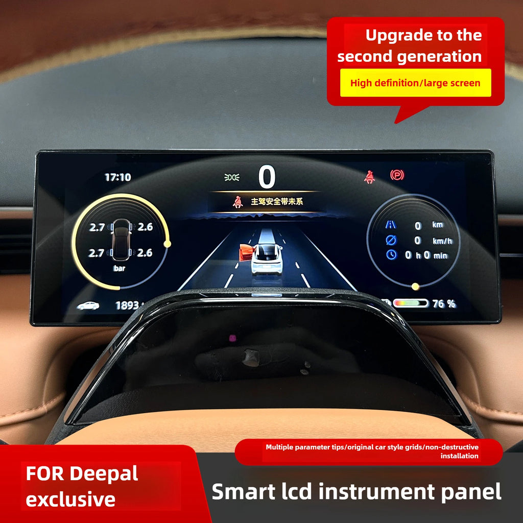 LCD for Changan Deepal S05 Car Dashboard Central Control Screen Mileage Parameters Upgraded HD Intelligent LCD Instrument Panel — view 3