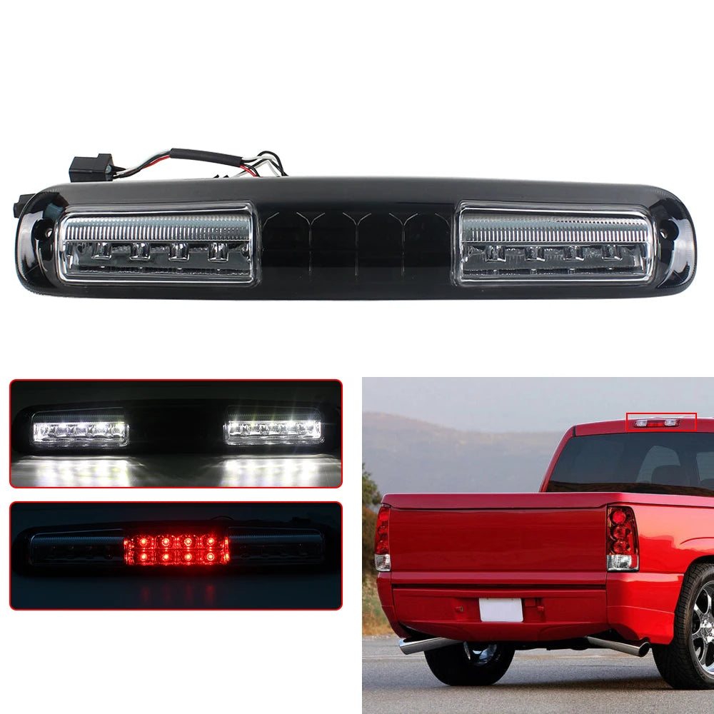 Led 3rd Brake Light Cargo Lights High Mount Stop Lamp for Chevy Silverado GMC Sierra 1999-2006 Additional Brake Light Assembly — view 1