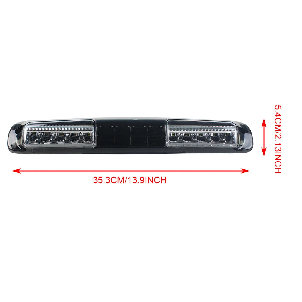 Led 3rd Brake Light Cargo Lights High Mount Stop Lamp for Chevy Silverado GMC Sierra 1999-2006 Additional Brake Light Assembly — view 6