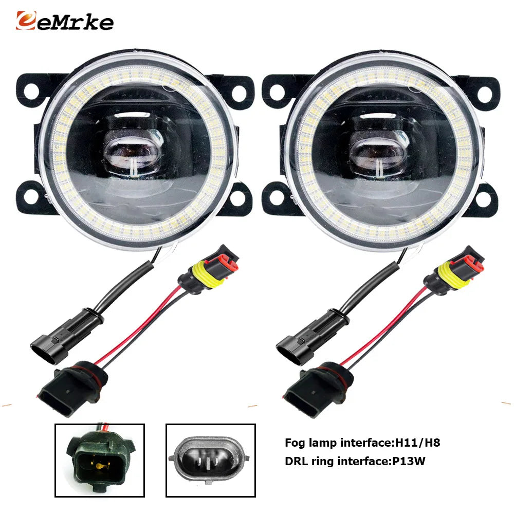 Led Angel Eyes DRL Fog Lamp Car Lights Replace 84503FJ000 SU001A2756 for Subaru Legacy WRX Levorg XV Forester Legacy Outback BS — view 1