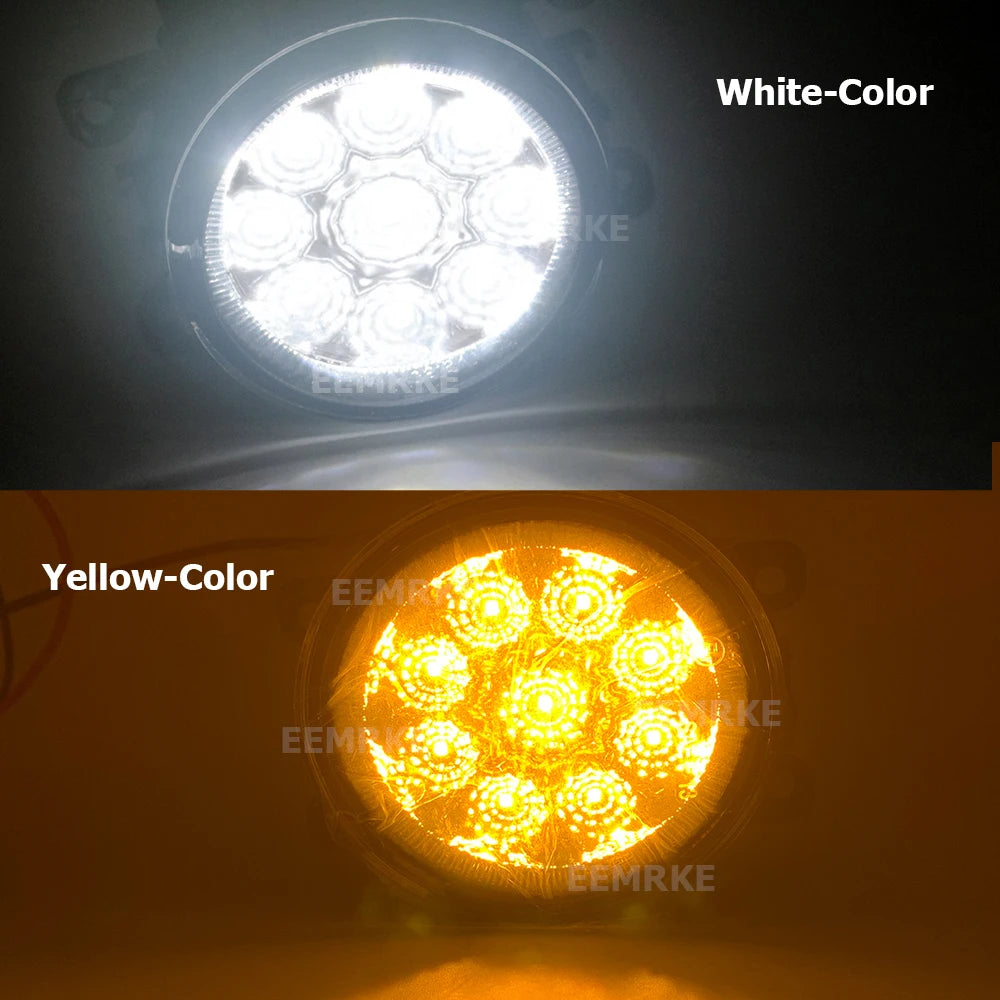 Led Fog Lamp Assembly for Mitsubishi Delica D5 D:5 2007 '08 '09 '10 '11 '12 '13 '14 15 16 '17 H11 DRL 12V Daytime Running Lights — view 5