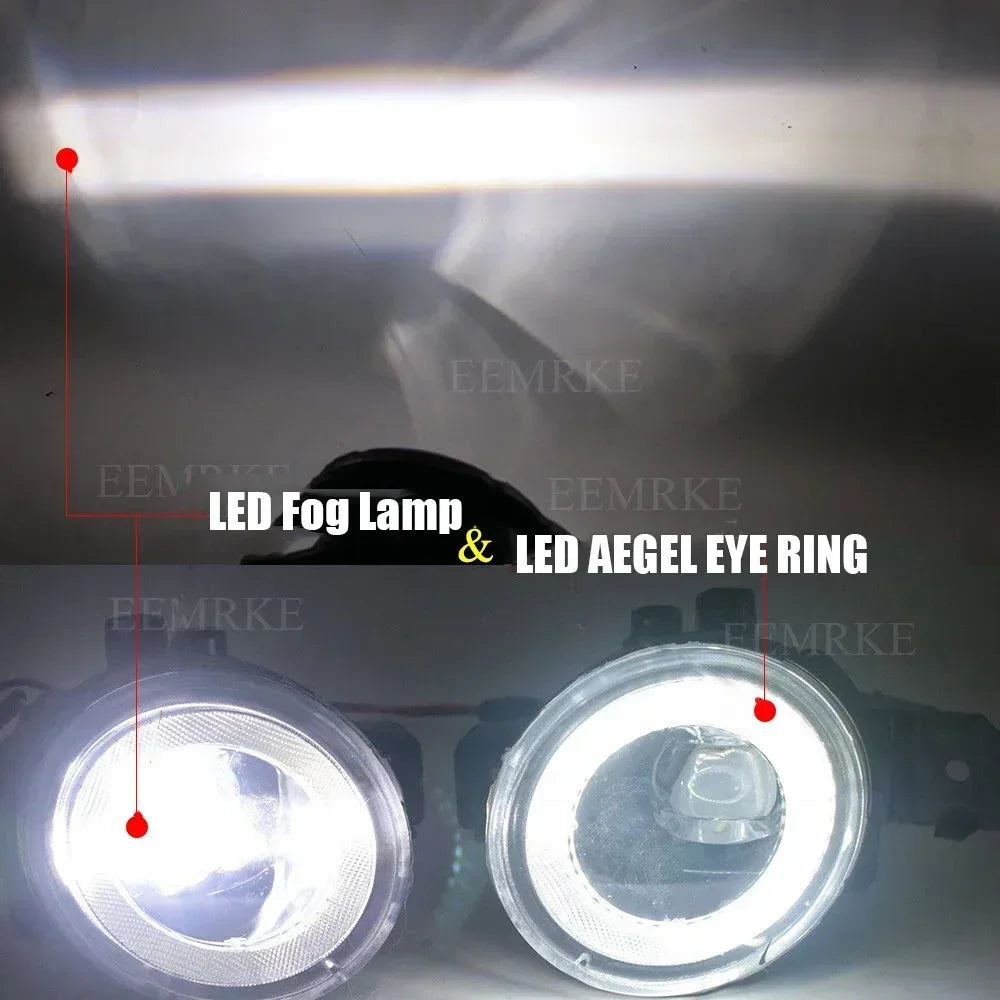 Led Fog Light for Lexus IS F XE20 2008 2009 2010 2011 2012 2013 2014 Angel Eye DRL PTF W/ Lens Front Bumper Daytime Running Lamp — view 5