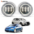 Led Fog Lights Angel Eyes DRL for Volkswagen Golf V GTI, Golf 5 Plus 2005 2006 2007 2008 Fog Lamp Lens Daytime Running Light — view 1
