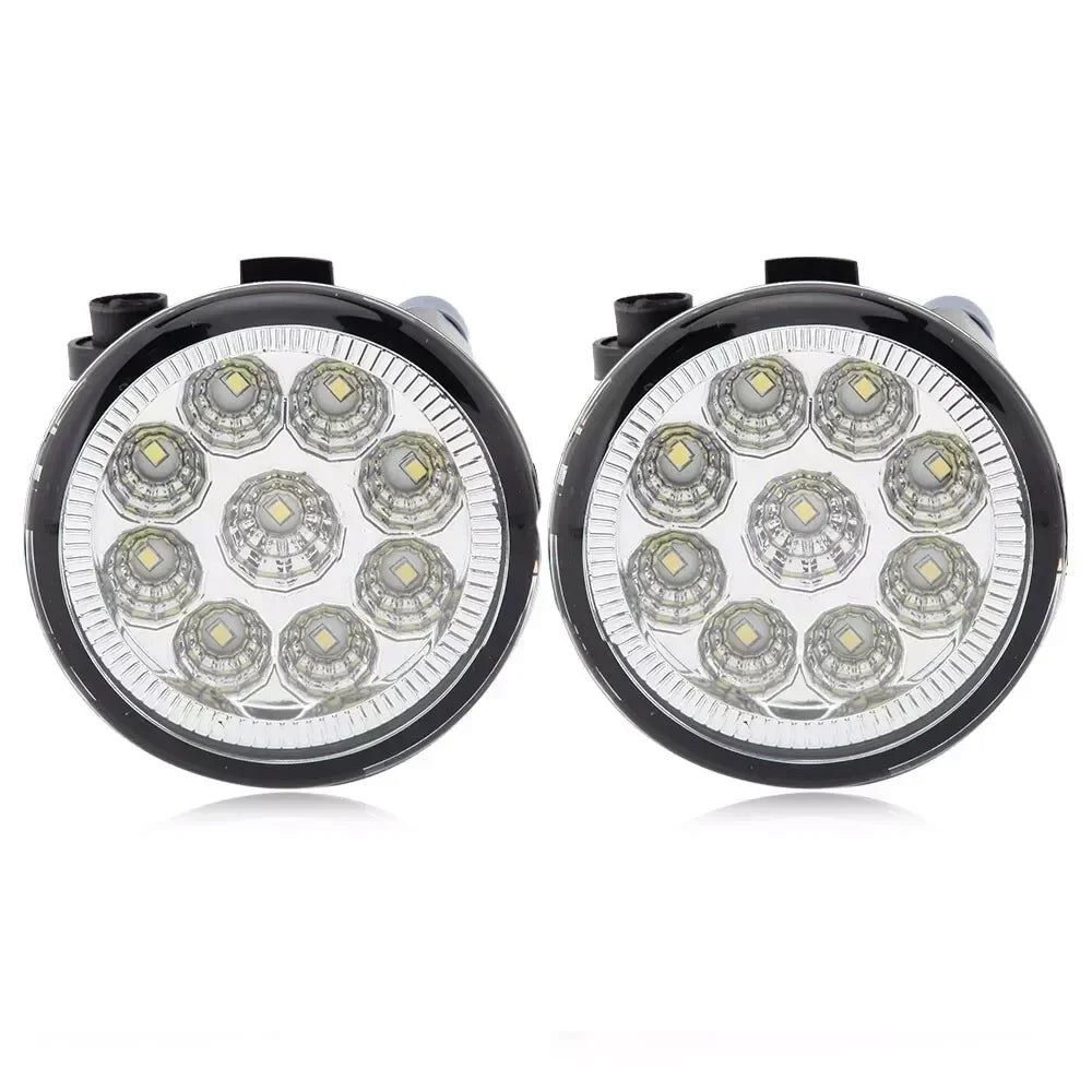 LED Fog Lights Assembly for Nissan Elgrand E52 2010 2011 2012 2013 2014 Halogen PTF DRL Headlamp Daytime Running Light Accessory — view 2