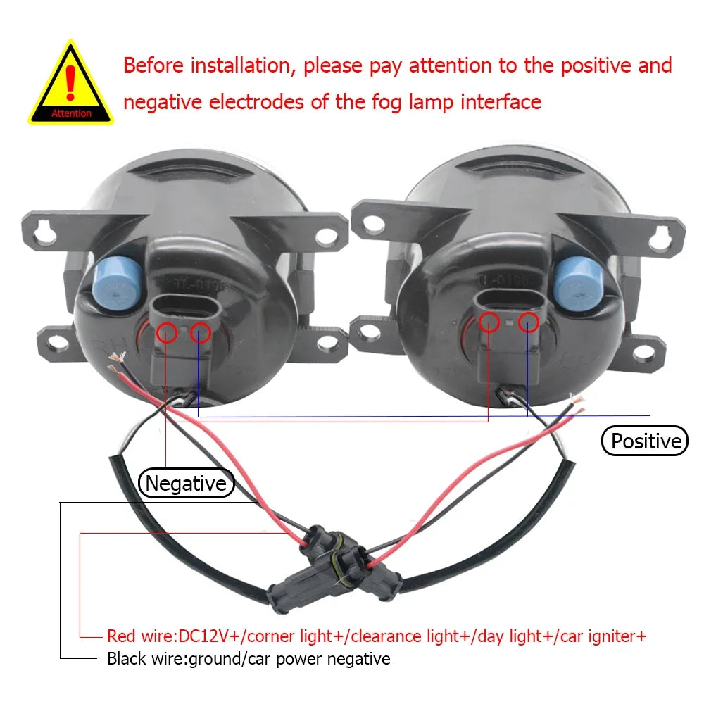 Led Fog Lights Lens for Mitsubishi Xpander NC1W 2017 2018 2019 2020 2021 2022 COB Angel Eye DRL Devil Eyes Daytime Running Light — view 5