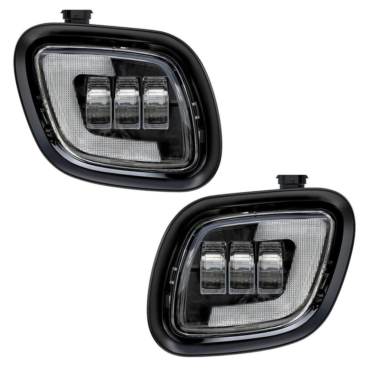 Led Projector Fog Lights for Freightliner Cascadia 2008-2017 Accessories Semi Trailer Truck Front Fog Lamps with Position Light — view 2