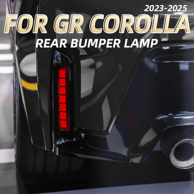 Led Rear Bumper Light For Toyota VOXY Prius GR Corolla Yaris CROSS DRL Brake Light Start Scan Dynamic Turn Signal Warning Lamp — view 3