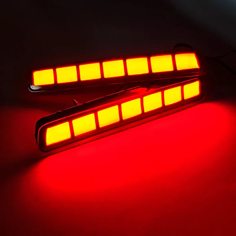 Led Rear Bumper Light For Toyota VOXY Prius GR Corolla Yaris CROSS DRL Brake Light Start Scan Dynamic Turn Signal Warning Lamp — view 5