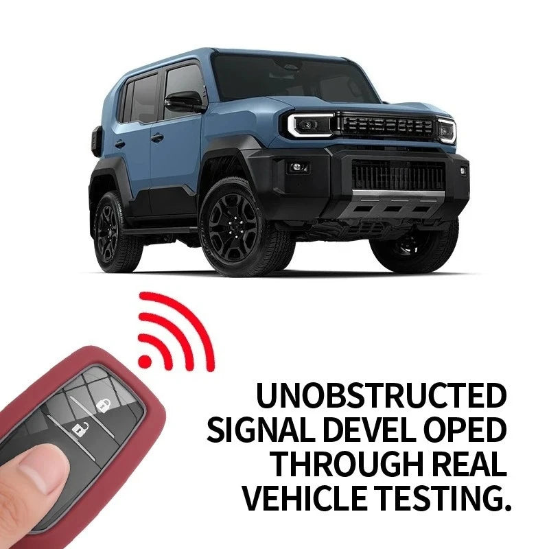 Liquid Silicone Key Cover Soft Anti-Drop Wireless Control Key Protective Case Modified Accessory For Toyota Land Cruiser FJ 2026 — view 4