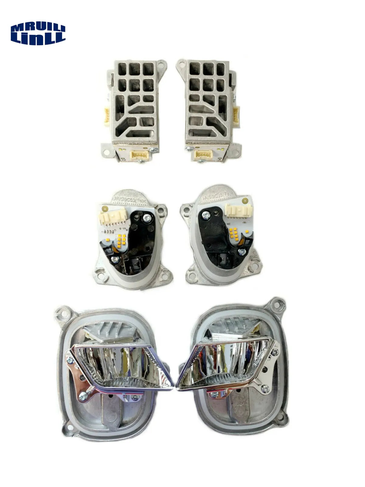 NEW A Set LED Headlight Turn Signal Light Module Control Unit OE# 63117394901 63117394904 For BMW 6 series F06 F12 F13 LCI — view 1