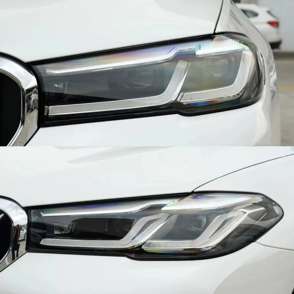 NEW Adaptive Headlight DRL Light guide DRL Cover block High Version For BMW 5 Series G30 G31 G38 LCI 2021 2022 2023 — view 6