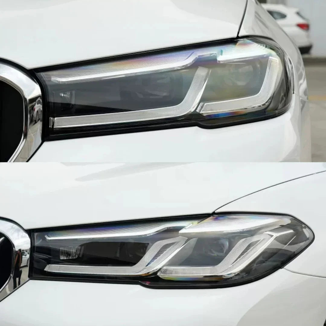 NEW Adaptive Headlight DRL Light guide DRL Cover block High Version For BMW 5 Series G30 G31 G38 LCI 2021 2022 2023 — view 6