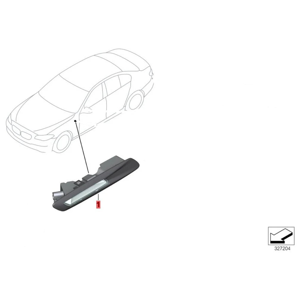 NEW Auxiliary Turning Light Side Marker Corner Leaf Plate Light OE# 63137154169 63137154170 For BMW 535LI 2011-2013 F10 F11 F18 — view 4