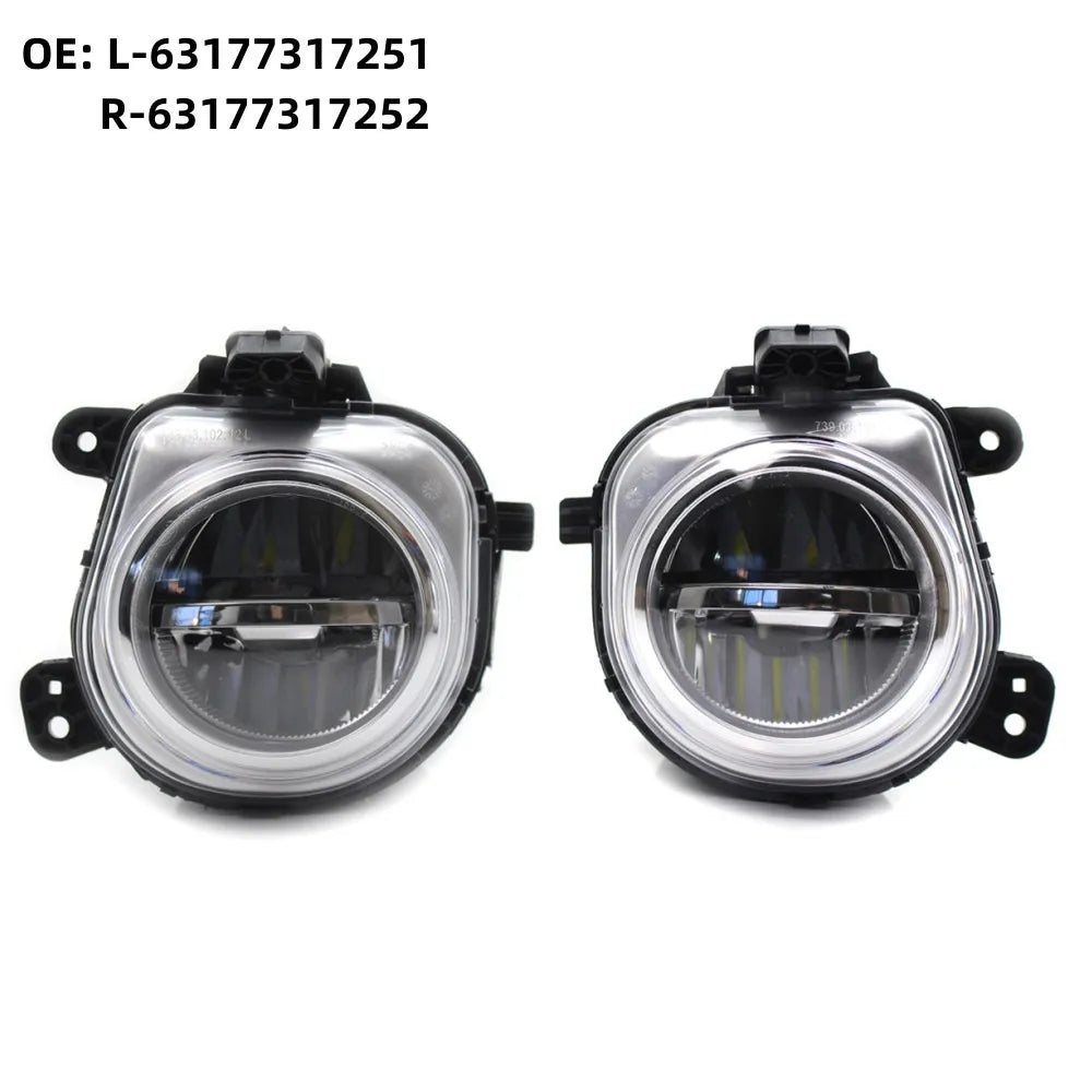 NEW Car Front Bumper LED Fog Light Lamp DRL Driving Lamp OE# 63177317251 63177317252 For BMW X3 F25 X4 F26 X5 F15 F85 2014-2016 — view 1