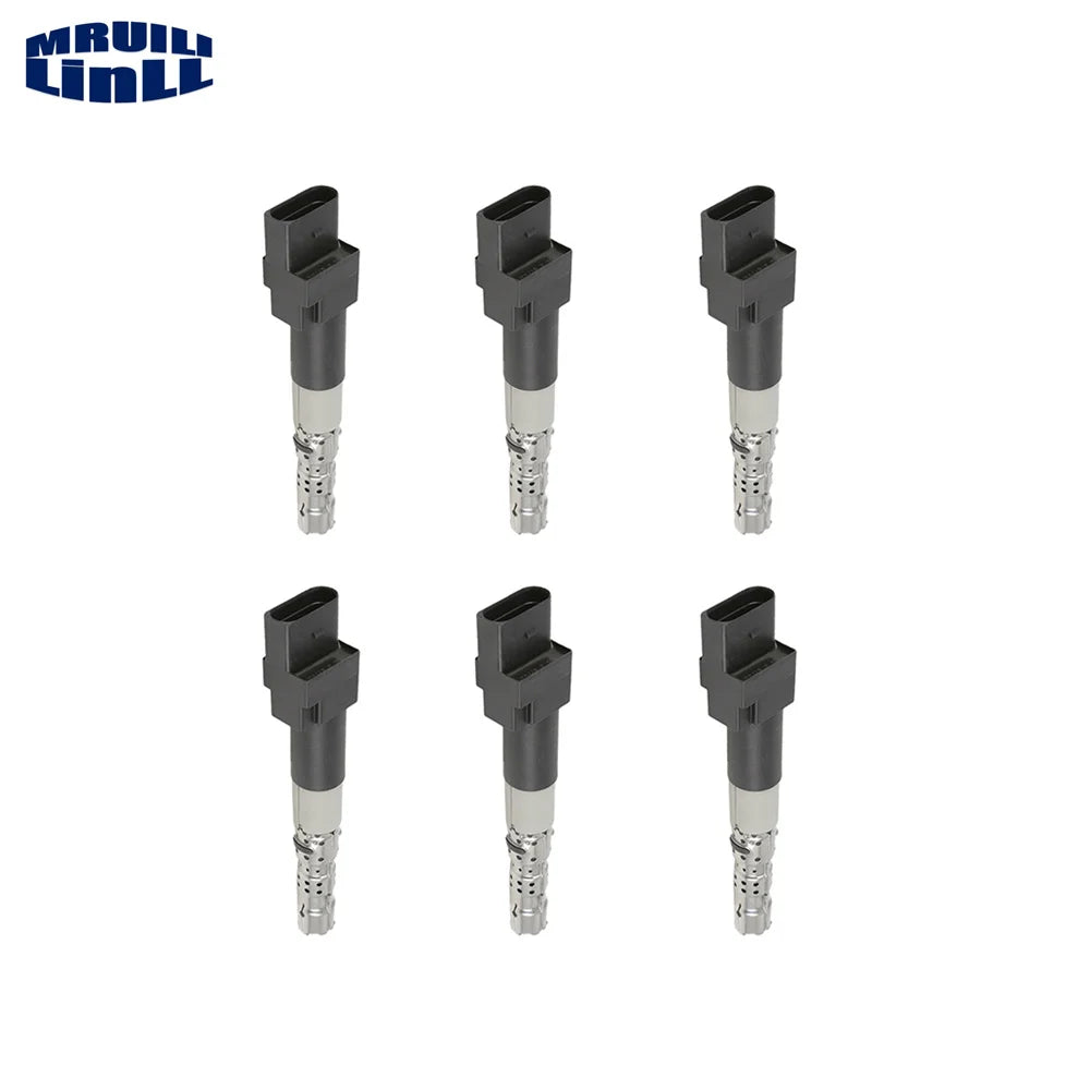 NEW Engine Ignition Coil OE# 022905100B 022905100L For Porsche Cayenne GOLF 3.2L V6 VW Passat R32 Audi TT A3 3.2 3.6 VR6 24V — view 1
