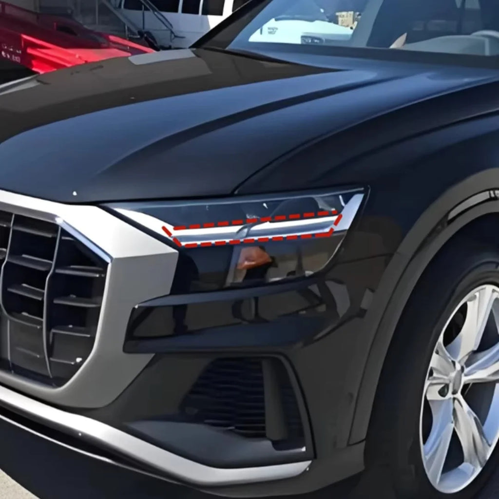 NEW Headlight Acrylic tube DRL Tube Light Line For AUDI Q8 2019 2020 2021 2022 2023 — view 4