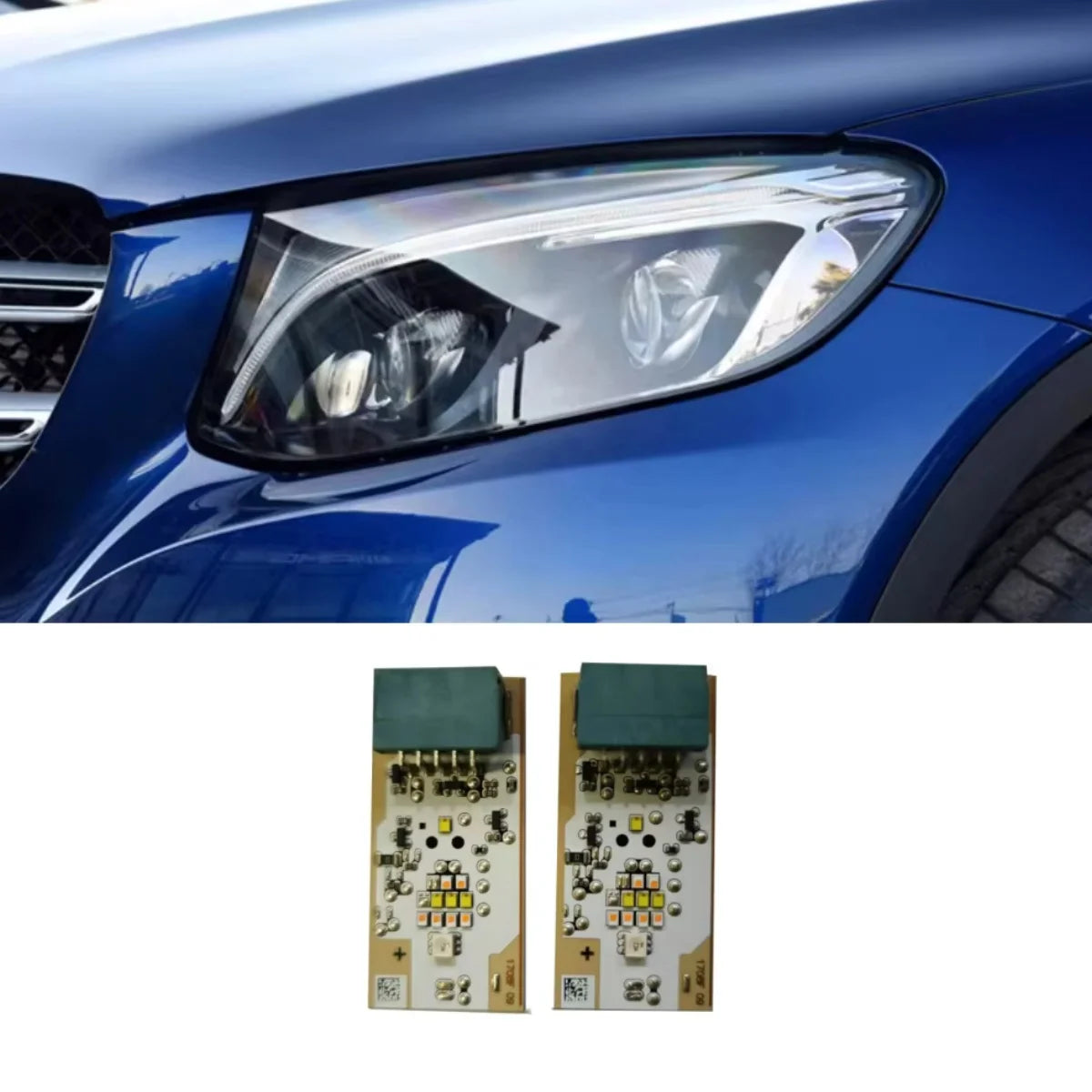 NEW Headlight Daytime Running Light Module LED Module For USA Headlight Low Version For Mercedes GLC W253 2016 -2018 — view 2