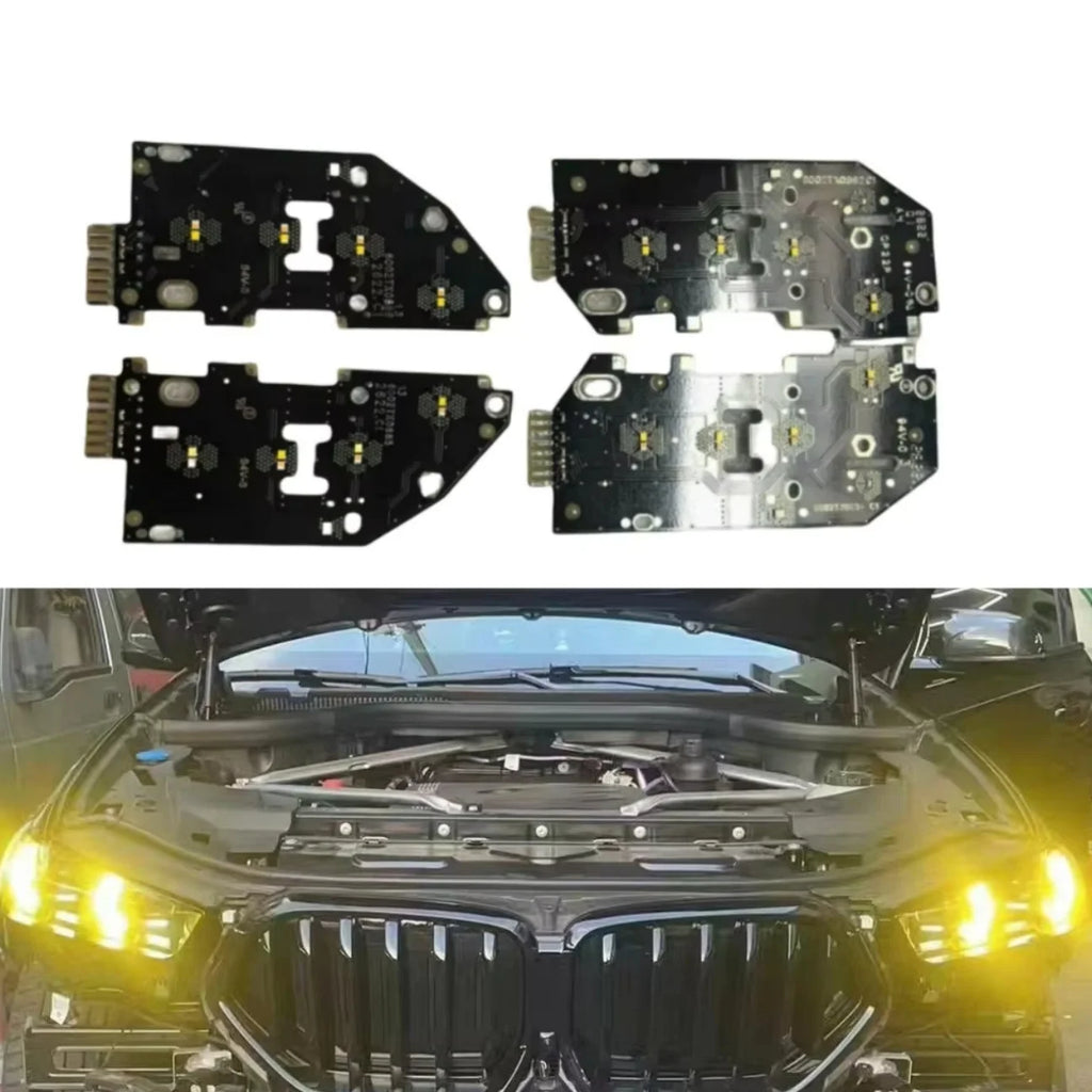 NEW Headlight Daytime Running Lights LED Module Lemon Yellow For BMW X5 G18 X6 2024 2025 — view 2