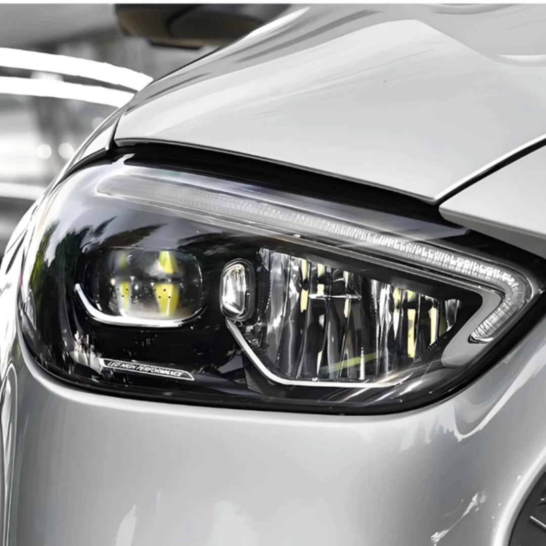 NEW Headlight DRL Fiber Acrylic tube Guide Light Tube Strip For Mercedes C class W206 2022 2023 2024 2025 — view 4
