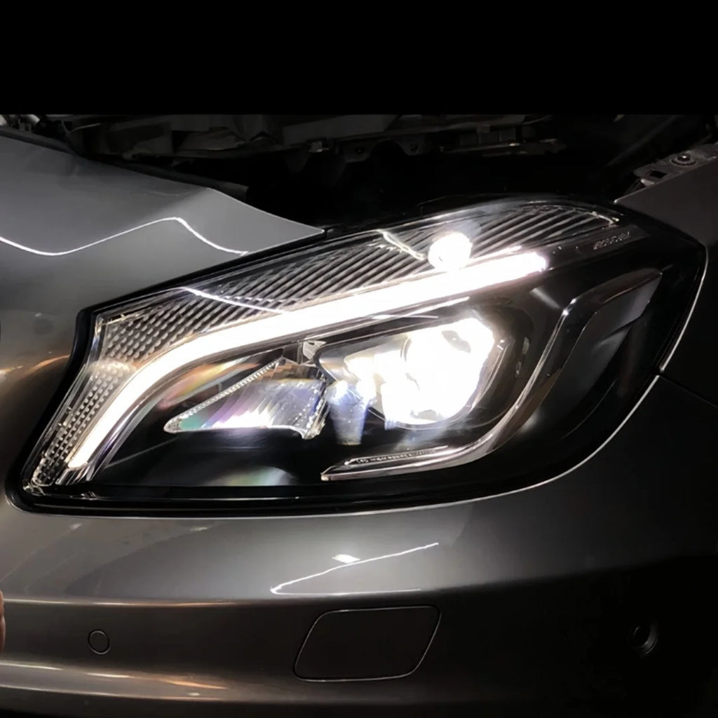 NEW Headlight DRL Fiber Guide Light Tube Acrylic tube For Mercedes W176 A CLASS AMG 2017 2018 — view 5