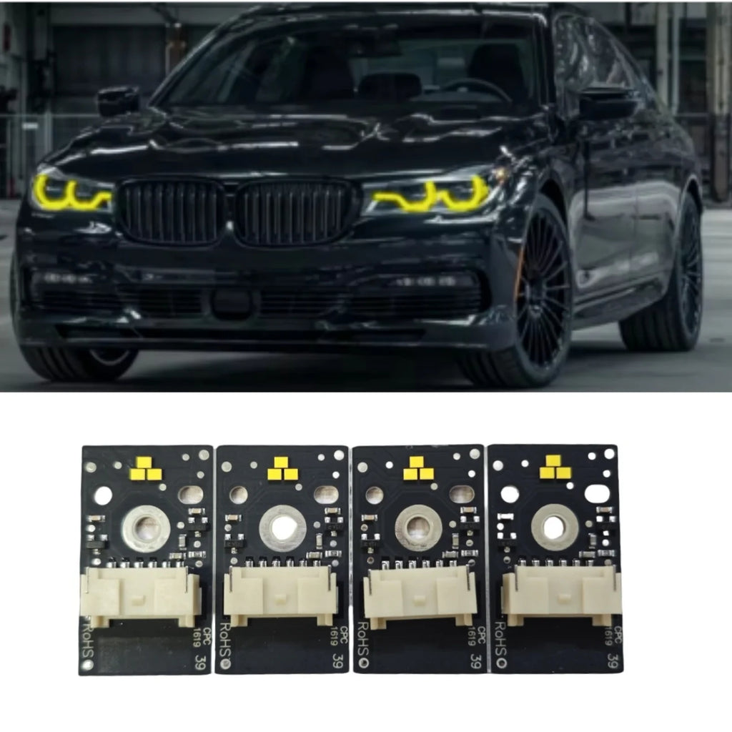 NEW Headlight DRL Module Lemon Yellow Color Daytime Running Light OE 63117440360 For BMW 7 Series G11 G12 2016 2017 2018 — view 2