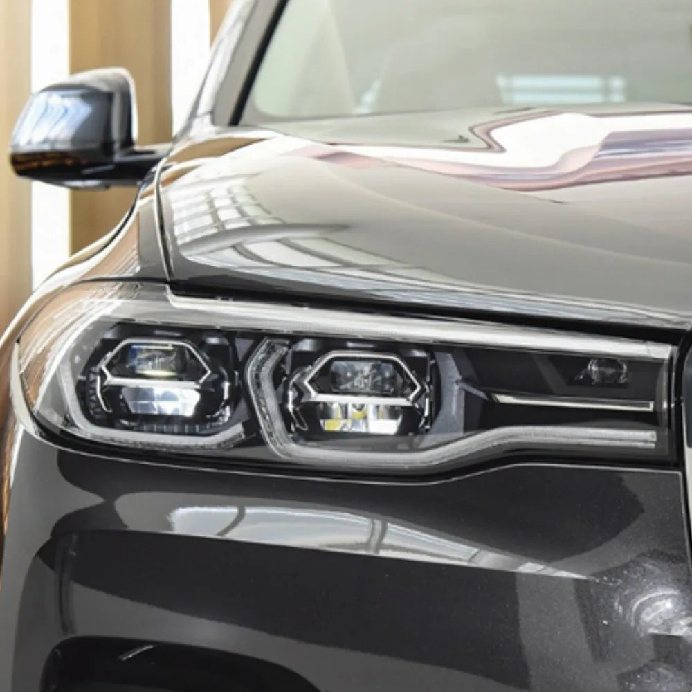 NEW Headlight DRL Tube Acrylic tube Light Guide Strip Light DRL Strip For BMW X7 G07 2019 2020 2021 2022 — view 3