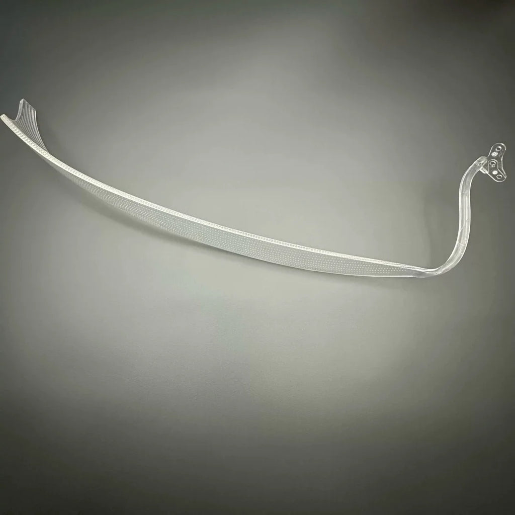 NEW Headlight Eyebrow Acrylic tube Guide Light Fiber Upper For Mercedes GLC CLASS W253 2016 2017 2018 2019 — view 1