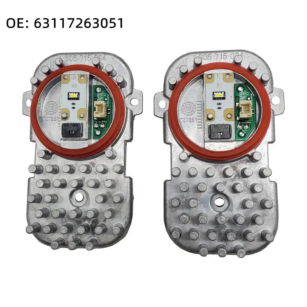NEW Headlight LED Light insert DRL Daytime Running Light Module White OE# 63117263051 For BMW X3 E70 X5 X6 F15 F16 2011-2013 — view 2