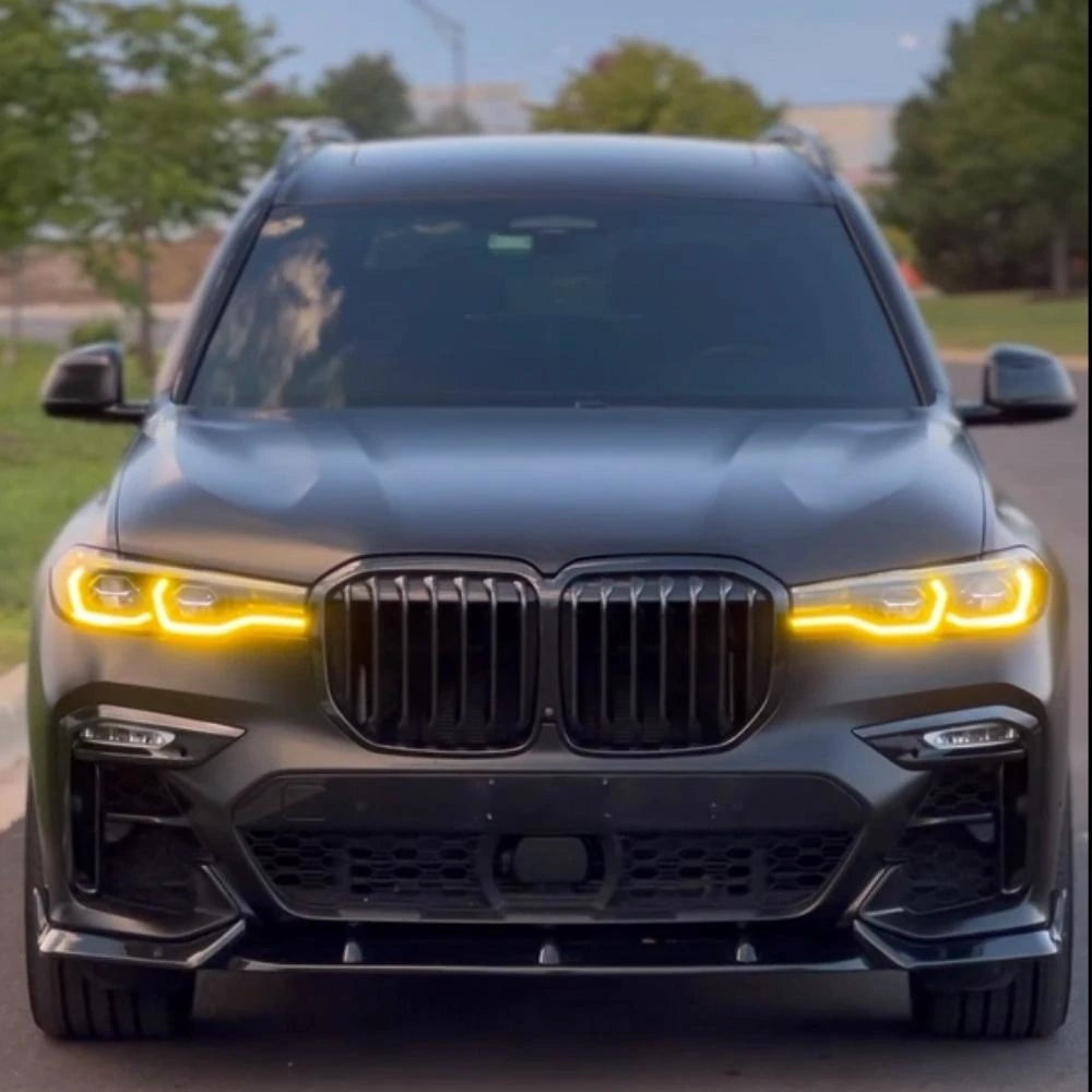 NEW Headlight LED Module Daytime Running Light LED Board Lemon Yellow OE For BMW X7 G07 2019 2020 2021 — view 4