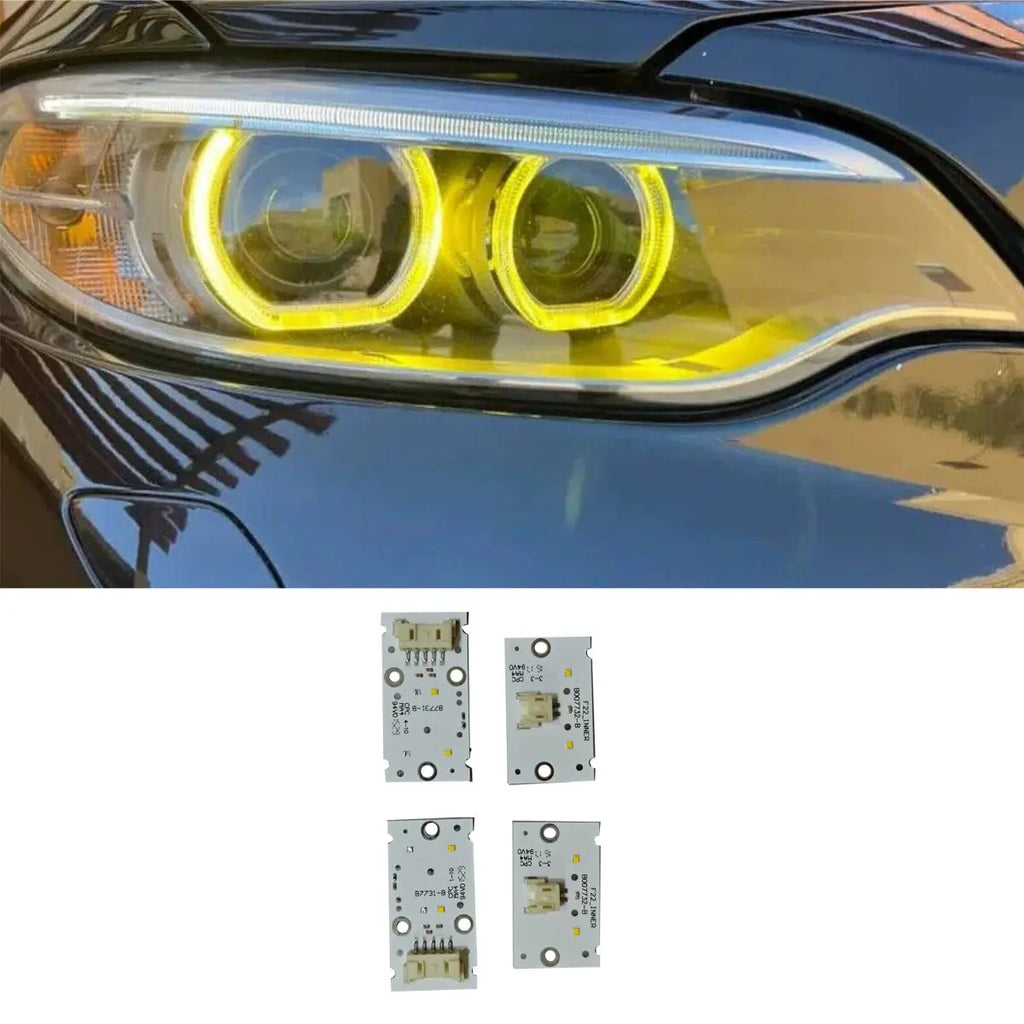 NEW Headlight LED Module DRL Light Yellow Color OE# 63117388923 63117388924 For BMW 2 Series F22 F87 M2 F23 2014 2015 2016 2017 — view 2