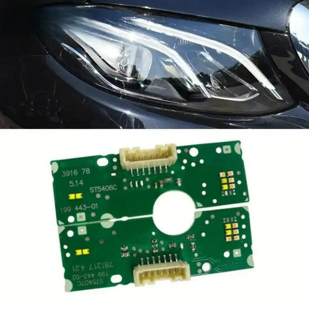 NEW Headlight LED Running Light Turn Signal Light PCB 19944301 19944302 For Mercedes W213 E350 E320 E300 E260 — view 2