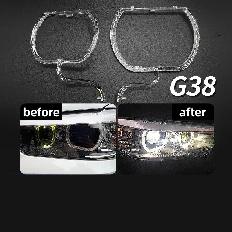 NEW led Headlight Acrylic tube Light DRL Tube Guide Strip Low Version For BMW 5' G30 G31 G38 2018-2020 — view 2