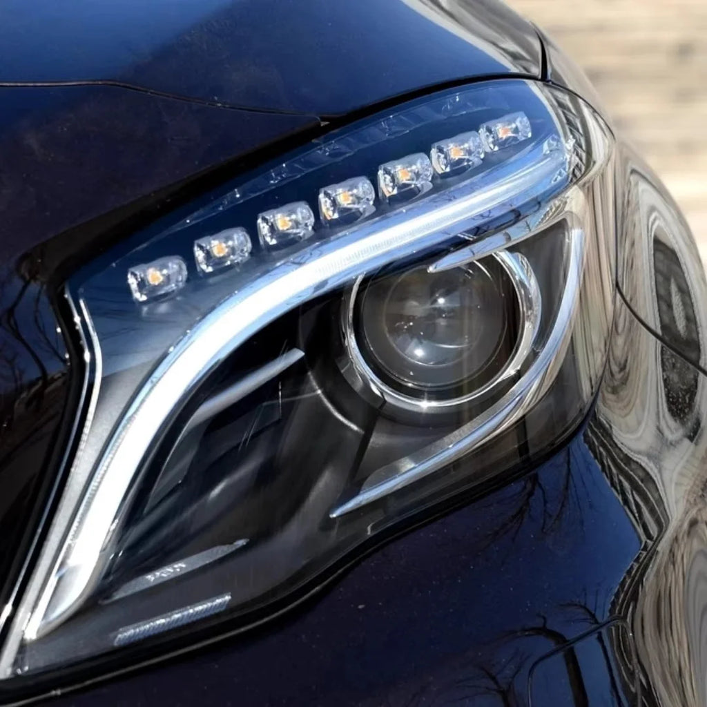 NEW LED Headlight DRL Fiber Acrylic tube Light Line For Mercedes GLA CLASS W156 2015 2016 2017 — view 6